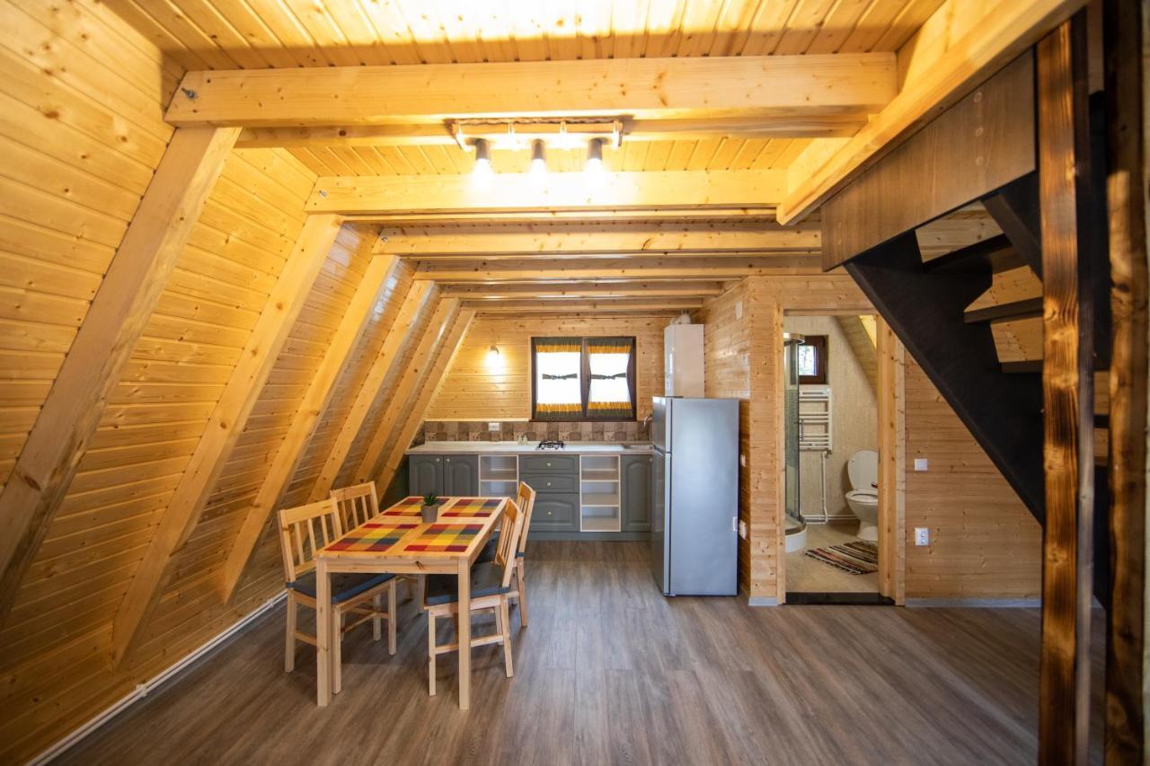 Catunul Din Podei A-Frame Dragoslavele Exterior foto
